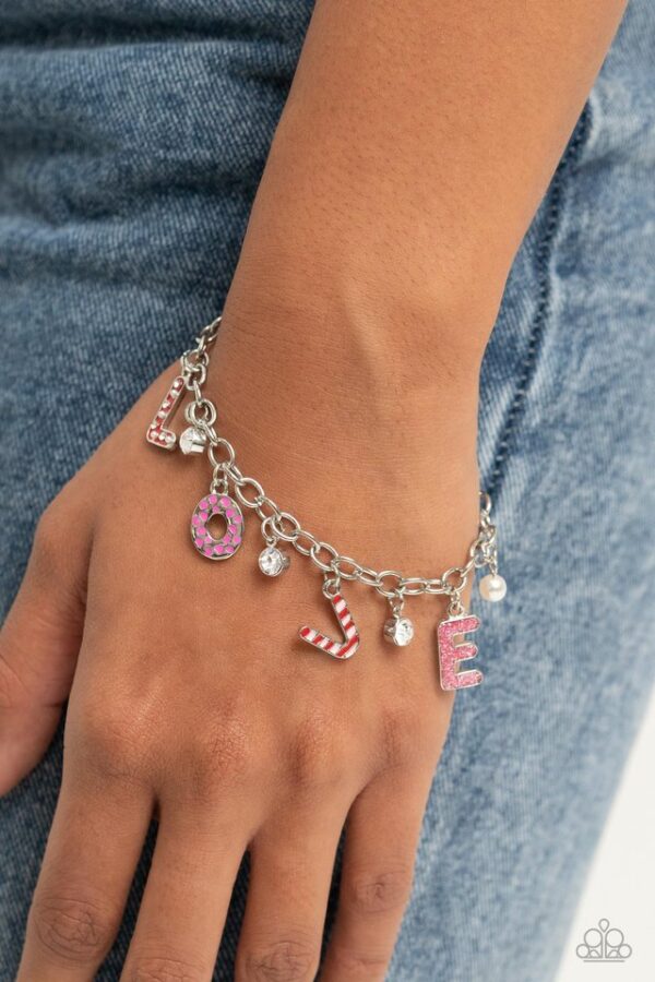 Paparazzi Bracelet ~ Lovestruck Leisure - Pink