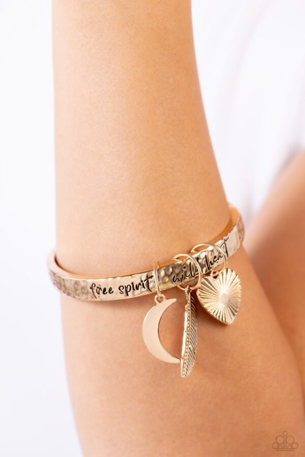 Paparazzi Bracelet ~ Free-Spirited Fantasy - Gold