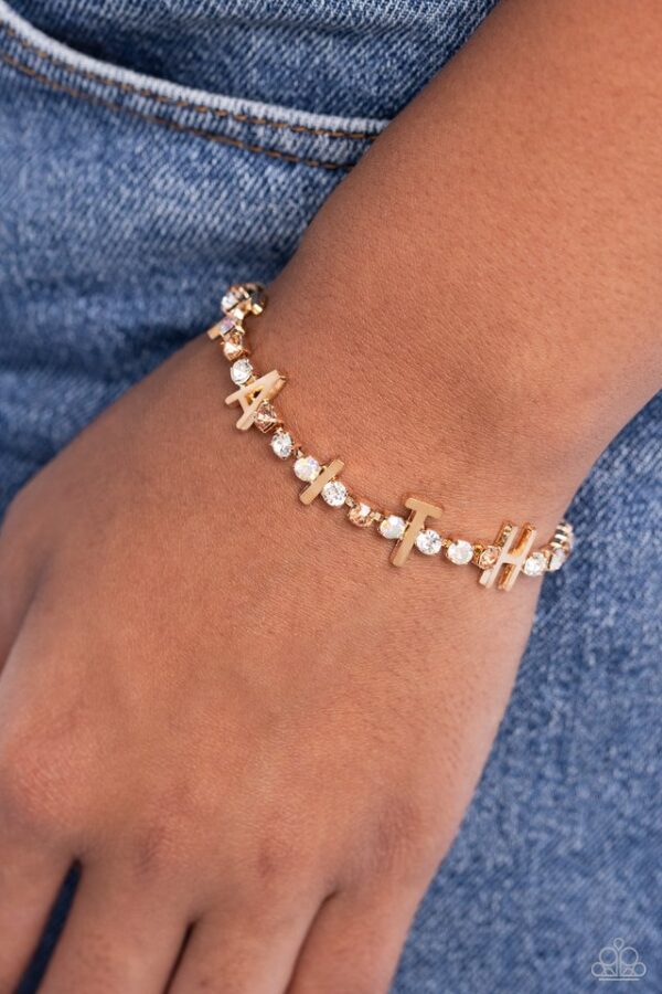 Paparazzi Bracelet ~ In Good Faith - Gold