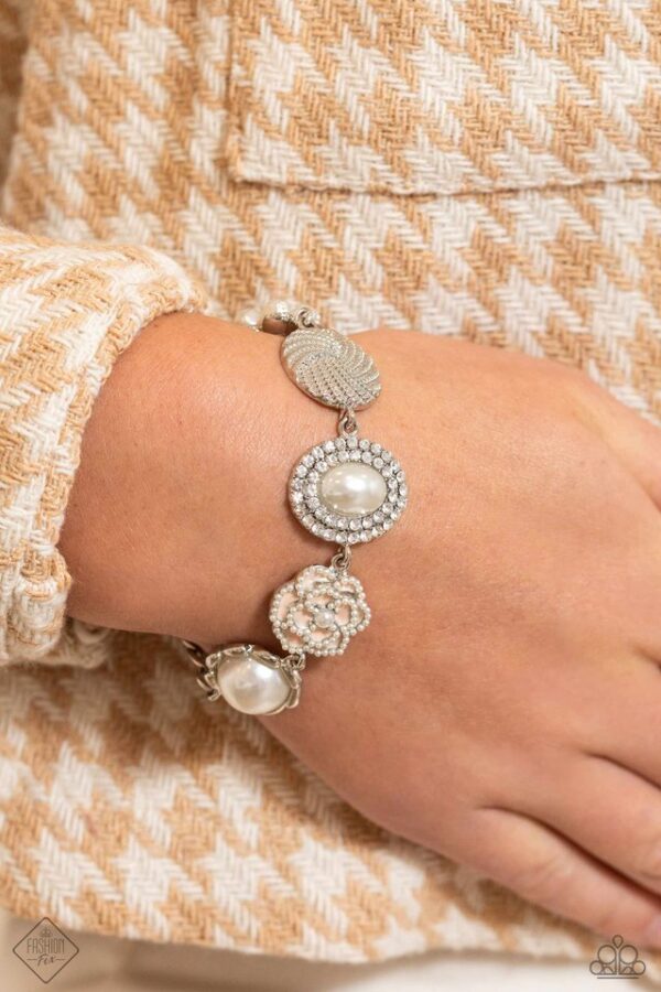 Paparazzi Bracelet ~ Cultivated Charm - White