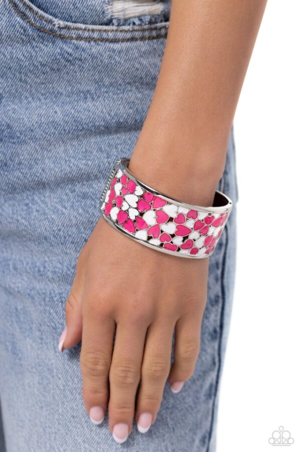 Paparazzi Bracelet ~ Penchant for Patterns - Pink