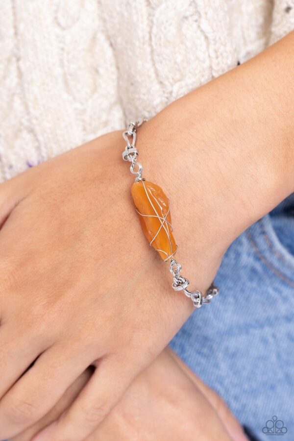 Paparazzi Bracelet ~ Whimsically Wrapped - Orange