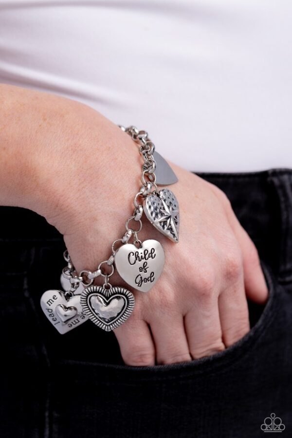 Paparazzi Bracelet ~ Child of God - Silver