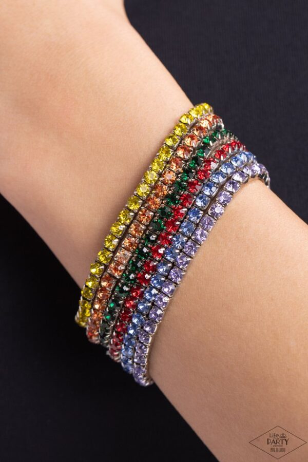 Paparazzi Bracelet ~ Rock Candy Range - Multi