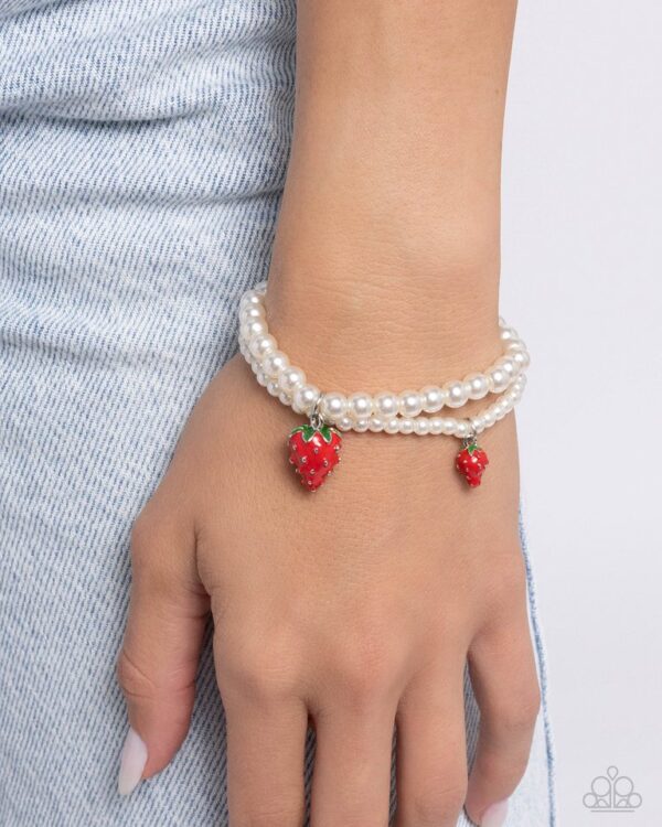 Paparazzi Bracelet ~ Strawberry Season - Red