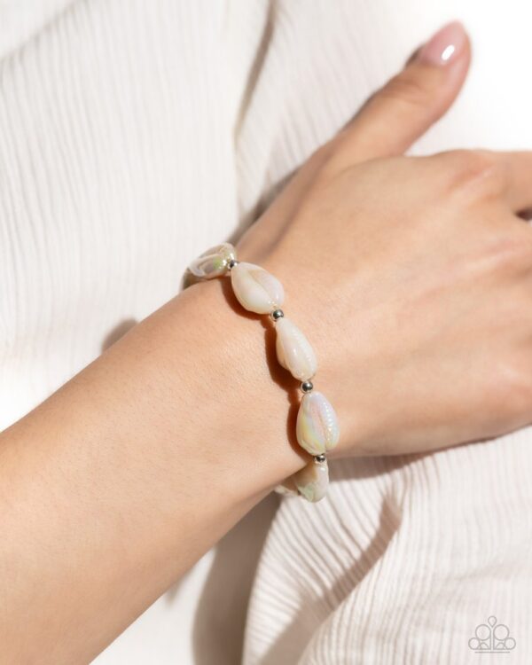 Paparazzi Bracelet ~ Under My SHELL - Brown