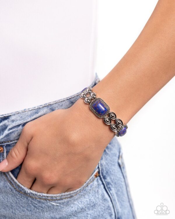 Paparazzi Bracelet ~ Earthy Ease - Purple