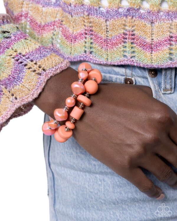 Paparazzi Bracelet ~ Shape Shifting Season - Orange